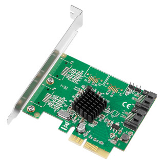 魔羯（MOGE）MC2695 硬盘加速卡多功能阵列卡 SATA3.0 台式机SATA3.0阵列卡RAID0/1