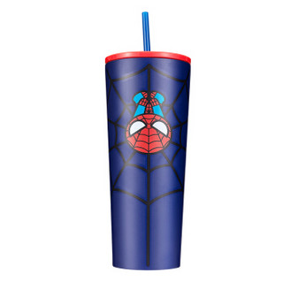 名创优品（MINISO）联名 Marvel 漫威卡通系列蜘蛛侠 夏季水杯冰杯750ml *3件
