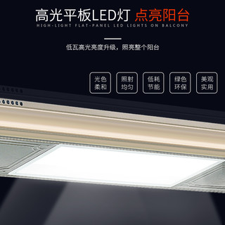 恋伊豪华电动晾衣架动力链条智能家用照明升降四杆电动晾衣机E90