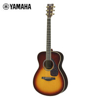 雅马哈（YAMAHA）全单民谣吉他LS16BS ARE系列木吉他电箱款日落色全单电箱40英寸亮光