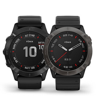 GARMIN 佳明 Fenix 6X Pro 中文蓝宝石 智能手表