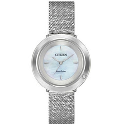 CITIZEN 西铁城 Eco-Drive  EM0640-58D 光动能女表