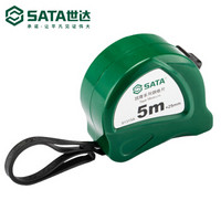 世达（SATA）钢卷尺5米宽25mm高精度测量工具木工装修不锈钢 91315A 现货