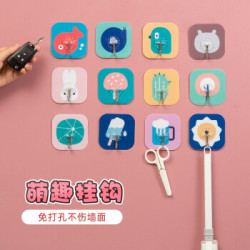 对马轻工 免打孔强力粘胶挂钩 20只装