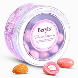 Beryl's 倍乐思 选择口味 扁桃仁夹心草莓味白巧克力 100g/罐 *5件