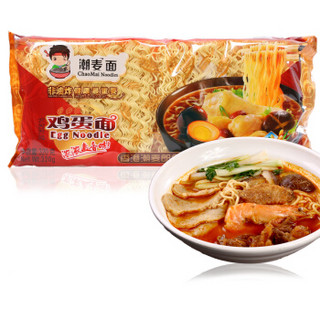 弘威潮麦 鸡蛋面 港式面条 非油炸 鸡蛋面320g×12