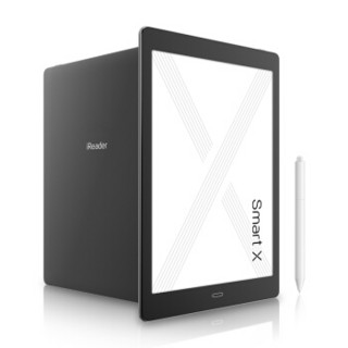 掌阅iReader Smart X 10.3英寸 电子书阅读器 电子笔记本 电纸书 电子纸 128G 深空灰+保护袋-灰色格子纹