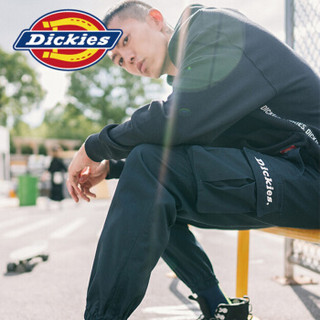 Dickies 字母印花多袋束口慢跑裤运动长裤 休闲裤男 工装裤男 情侣裤DK007069 海军蓝 36