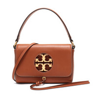 TORY BURCH 托里·伯奇 奢侈品 TB女包 MILLER系列棕色皮革手提单肩斜挎包 56844 268