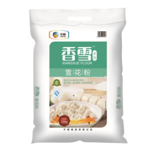 商品香雪面粉 雪花粉(小麦粉)麦芯取粉 筋力强韧 粉色自然乳白 10kg