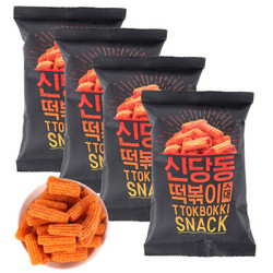 西雅璐 韩国进口食品香辣脆零食薯片膨化食品50g*4休闲零食 *2件