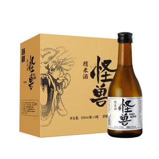 怪兽糯米酒 发酵型糯米酒甜酒 300ml*6瓶