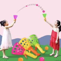 贝沁 幼儿园室内弹力弹 2柄3小球
