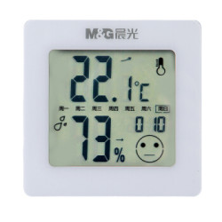 M&G 晨光 ARC92572 闹钟电子温湿度计 白色 +4胶带4卷 +凑单品