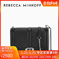 Rebecca Minkoff秋冬新品CHEVRON QUILTED LOVE女士单肩斜挎包