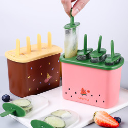 loveuplovecup 双层儿童小雪糕模具 4格 2个装