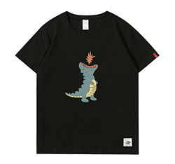 sanduolemen 山岛里美 sd201912129 喷火小恐龙T恤
