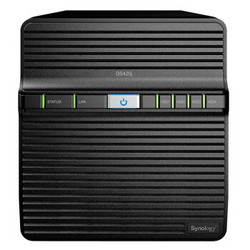 Synology 群晖 DS420j 4盘位 NAS网络存储服务器 （无内置硬盘）