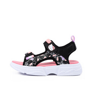 HELLOKITTY 童鞋女童凉鞋 夏季新款儿童凉鞋沙滩鞋 K052A5915黑色32