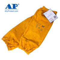 AP 友盟AP-9116牛皮电焊套袖 焊工焊接套袖隔热耐高温耐磨防火电焊用品 长40CM 1对