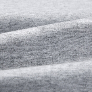 HLA海澜之家短袖T恤男2020夏季MR.BLACK系列前胸图案男女同款圆领上衣HNTBJ2Q414A浅灰(R6)175/92A(50)