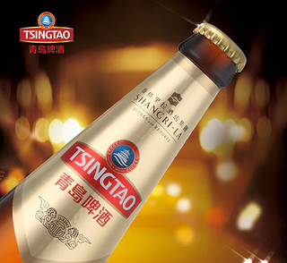 TSINGTAO 青岛啤酒 香格里拉定制版啤酒 450ml*12瓶