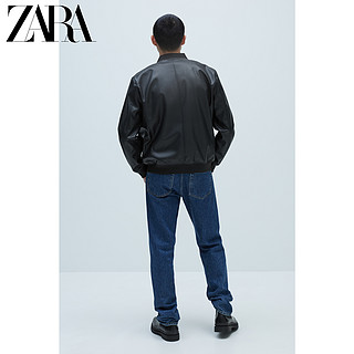 ZARA 03918400800 仿皮飞行员夹克外套