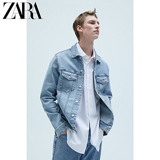 ZARA 新款 男装 基本款牛仔夹克外套 04454400406
