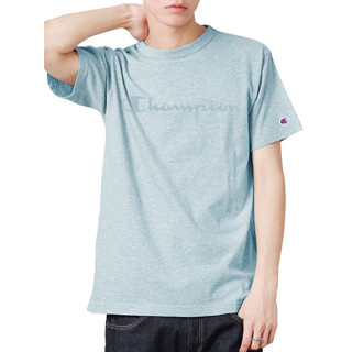 Champion 男士印花短袖T恤 (T5077 550037)3H3 蓝色 S