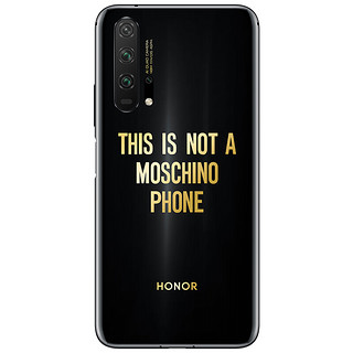 HONOR 荣耀 20 PRO MOSCHINO联名版 4G手机 8GB+256GB 黑色