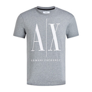 ARMANI EXCHANGE 阿玛尼奢侈品20春夏男士针织T恤衫 8NZTPA-ZJH4Z-20S GREY-3930 M