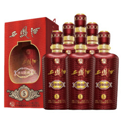 西凤酒绵柔凤香型白酒52度6瓶整箱装