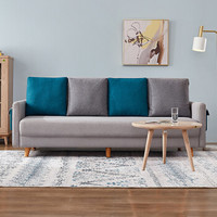 QuanU 全友 102367  现代简约布艺沙发 三人位