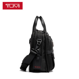 TUMI 途明 Alpha 3系列 02603120D3 弹道尼龙可扩展公文包 黑色