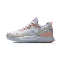 LI-NING 李宁 运动时尚系列 女士休闲运动鞋 AGCQ172-1 标准白/珍珠白 35