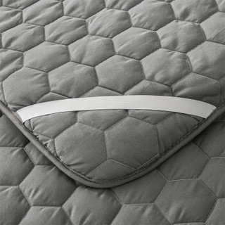 雅鹿·自由自在 床垫床褥家纺 四季可用双人轻薄床垫保护垫子 可折叠床褥子1.2米 120*200cm蜂窝煤