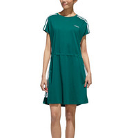阿迪达斯 ADIDAS NEO 女子 运动休闲系列 W BRLV DRESS 2 运动 裙子 GK1502 森林绿 L码