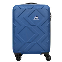 卡米龙万向轮男女大容量轻盈拉杆箱箱子密码箱行李箱女旅行箱男DJ1*81005蓝色20英寸登机箱