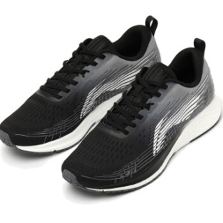 商品李宁li-ning 赤兔4代男子轻质跑鞋arbp037-1 标准黑/岩石灰/标准