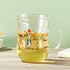 比得兔（Peter Rabbit）花茶杯 耐热窈窕式玻璃水杯 子PR-T1121