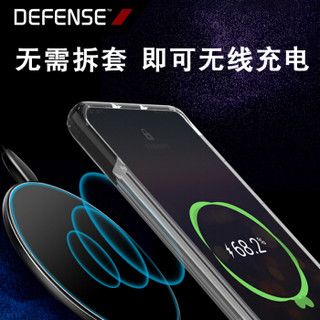 Defense华为P30 lite手机壳P30 lite保护套防摔全包边防透明软硬外壳 clear刀锋轻盈系列【酷睿黑】