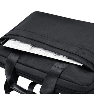 七匹狼电脑包背包男士14英寸大容量商务休闲手提笔记本书包 黑色B0800472-101