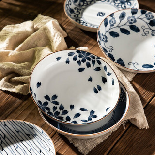 樱之歌  日本进口春窑碗碟套装家用餐具陶瓷器碗盘碗碟