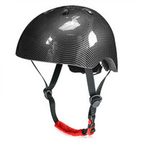 德国Hudora 儿童头盔轮滑运动安全防护骑行配件滑板车轮滑护具半盔安全帽 黑色