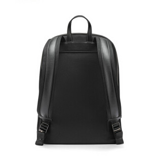 Samsonite/新秀丽双肩包男士商务电脑包简约时尚牛皮革背包TO6*09001 黑色