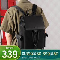 POLO 双肩包时尚潮流男士背包大容量学生书包旅行电脑包14英寸ZY091P541J 黑色