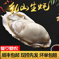 乳山牡蛎鲜活生蚝新鲜即食大海蛎子带壳海鲜水产5斤顺丰包邮