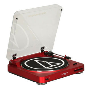 银联专享：audio-technica 铁三角 AT-LP60RD 黑胶唱片机