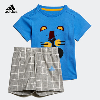 天猫亲子节：adidas 阿迪达斯  I SUM SET BOYS 婴童训练短袖套装