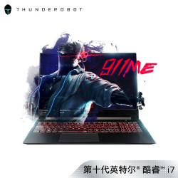 THUNDEROBOT 雷神 911 ME暗杀星2代 15.6英寸游戏本（i7-10750H、8GB、512GB、GTX1650 Ti）